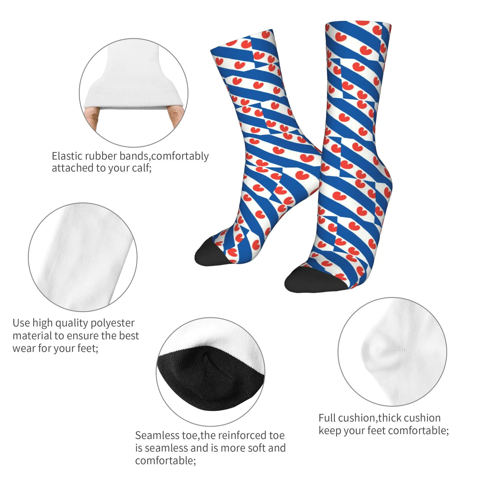 Skarpety męskie z flagą Friesl – Dress Sock Men recenzja i cena