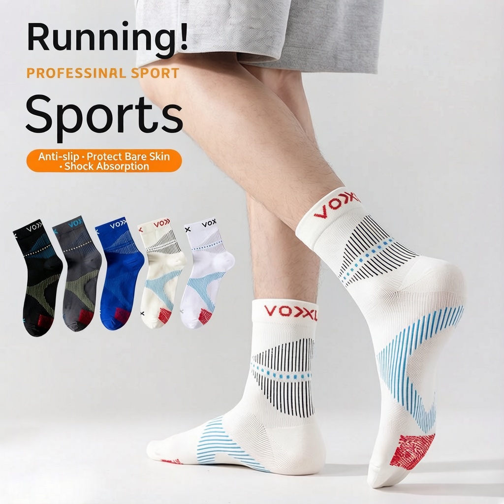 WRELS 1/2/3 Pary Skarpet do Bi – Athletic Sock Cushion recenzja i cena