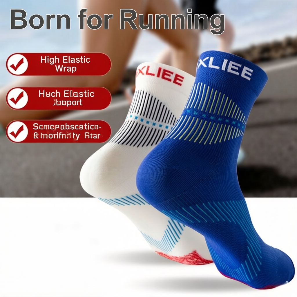 WRELS 1/2/3 Pary Skarpet do Bi – Athletic Sock Cushion recenzja i cena